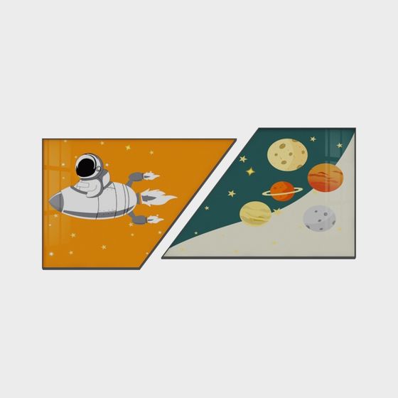 Cosmic Journey 3D Model for Creative Projects