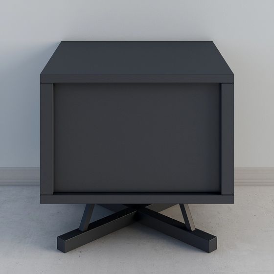 Minimalist Urban Corner Side Table 3D model