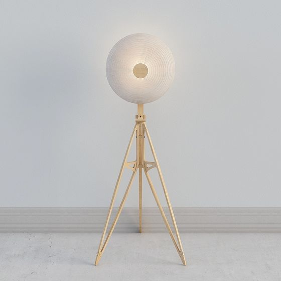 Stylish Floor Lamp 3D model for Modern Spaces