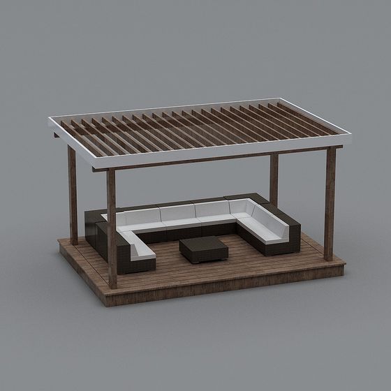 Urban Oasis Relaxation Area 3D model