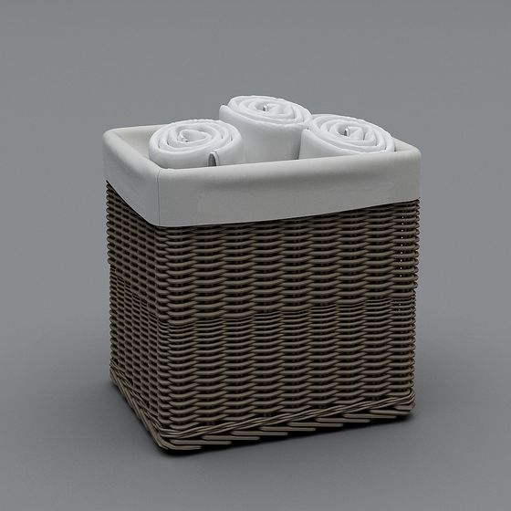 Armario de baño con adornos nórdico-2