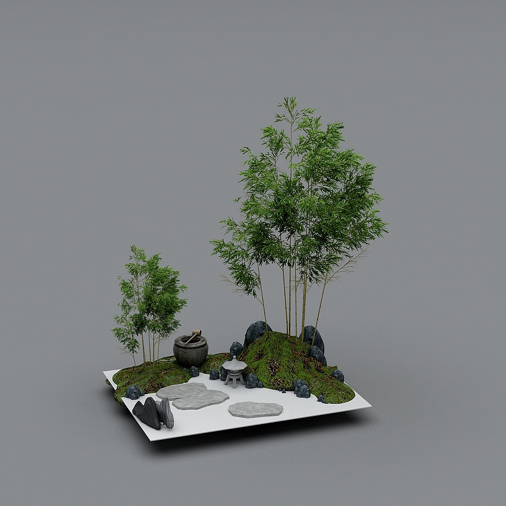 Modifica dello skit del cortile paesaggio giapponese