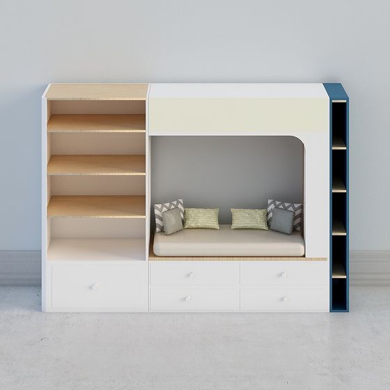 Multi-Functional Bunk Bed 3D model