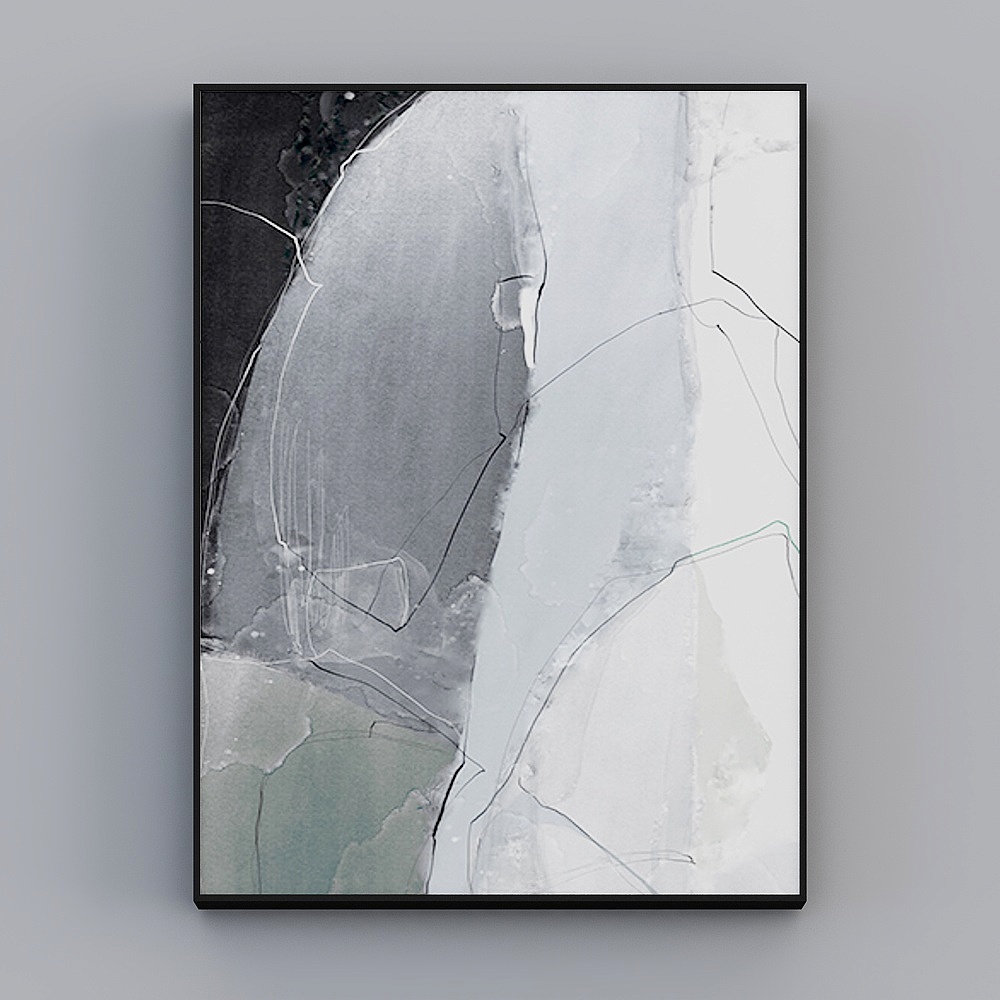 Roshan - Modern Wind - Living Room Dining Room Decorative Painting - puts the wine in the air