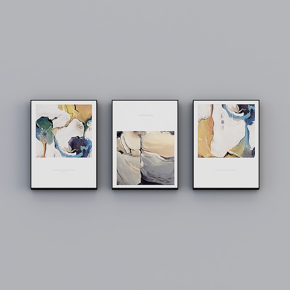 Roshan - Modern Wind - Living Room Dining Room Decorative Painting - The Epitome of the World