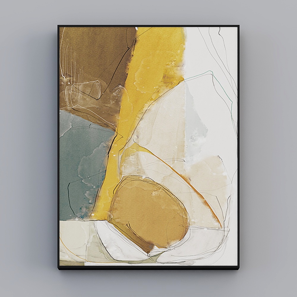 Roshan - Modern Wind - Living Room Dining Room Decorative Painting - puts the wine in the air