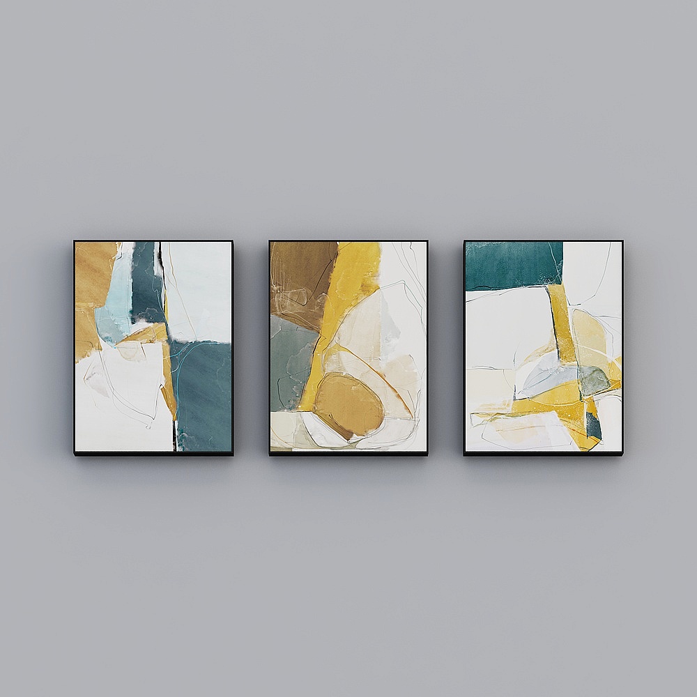 Roshan - Modern Wind - Living Room Dining Room Decorative Painting - puts the wine in the air