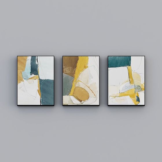 Abstract 3D Art Model - Low Poly Design