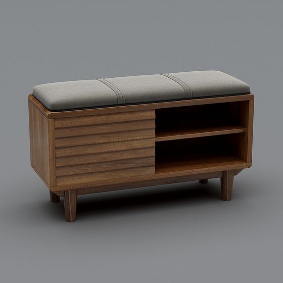 Simple Storage Bench 3D model