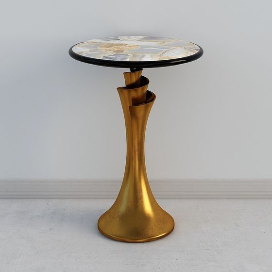 Luminous Polygonal Side Table 3D model