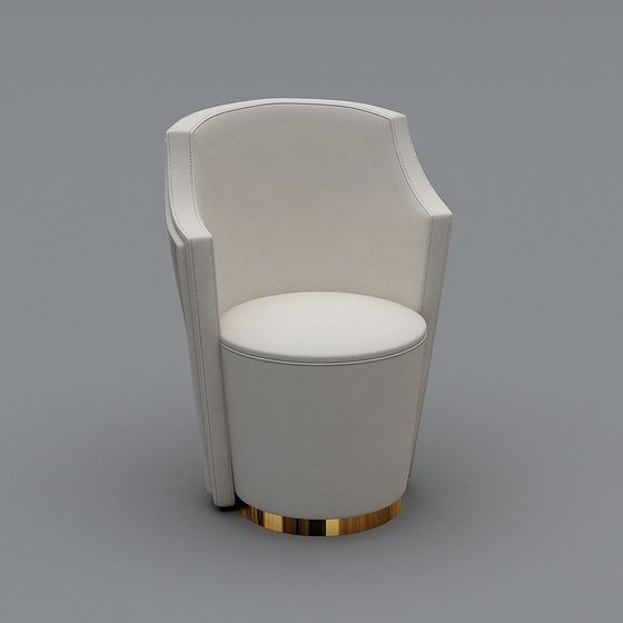 Elegant Armchair 3D model for Modern Aesthetics