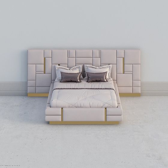 Urban Luxe Bed 3D model