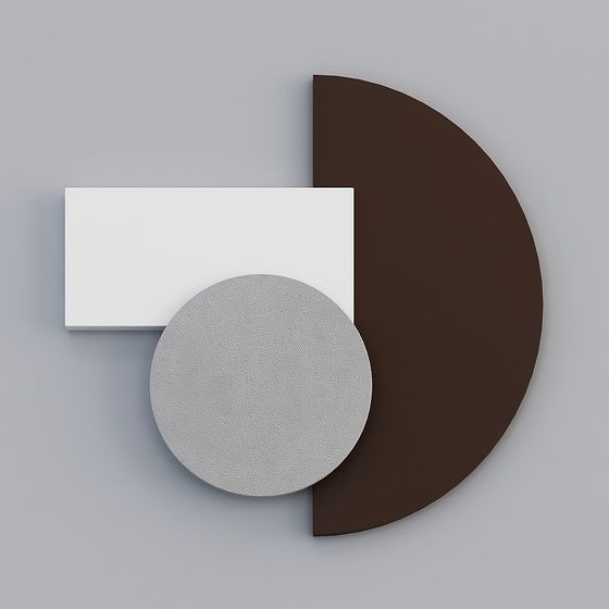 Minimalist Geometric 3D Model for Creative Projects