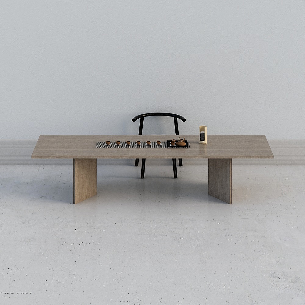 Modern light luxury tea room - table and chairs