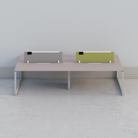 Modern Minimalist Desk and Chair 3D model