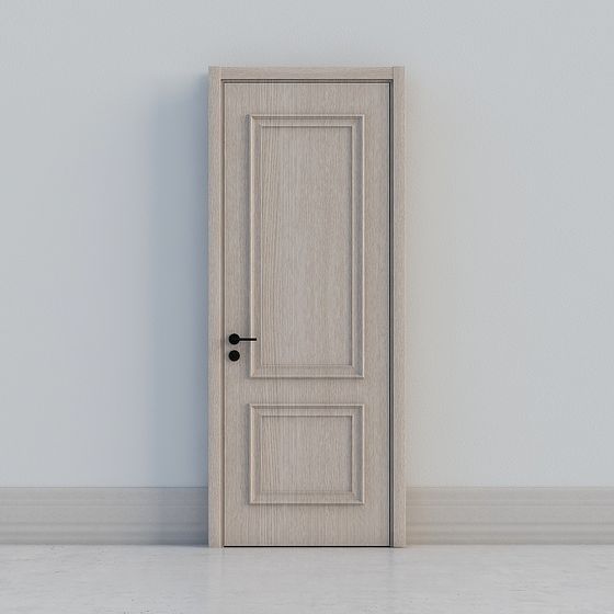 City Door 3D Model - Modern Minimalist Design