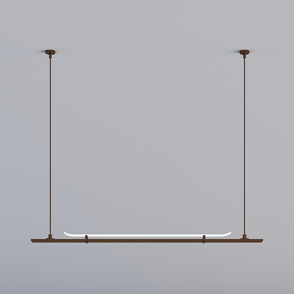 Modern light luxury tea room - lamp