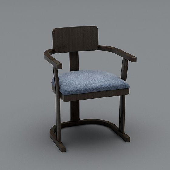Elegant Minimalist Chair 3D model