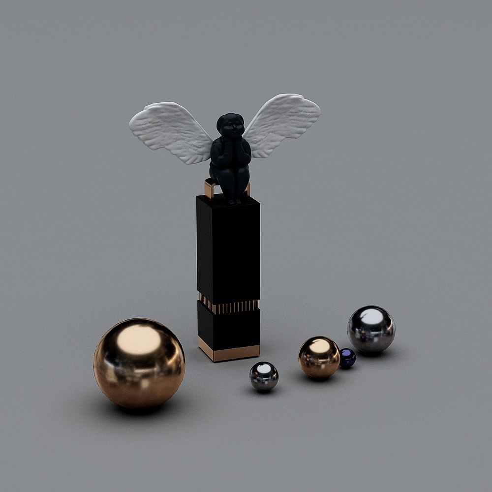 Modern sculpture ornament