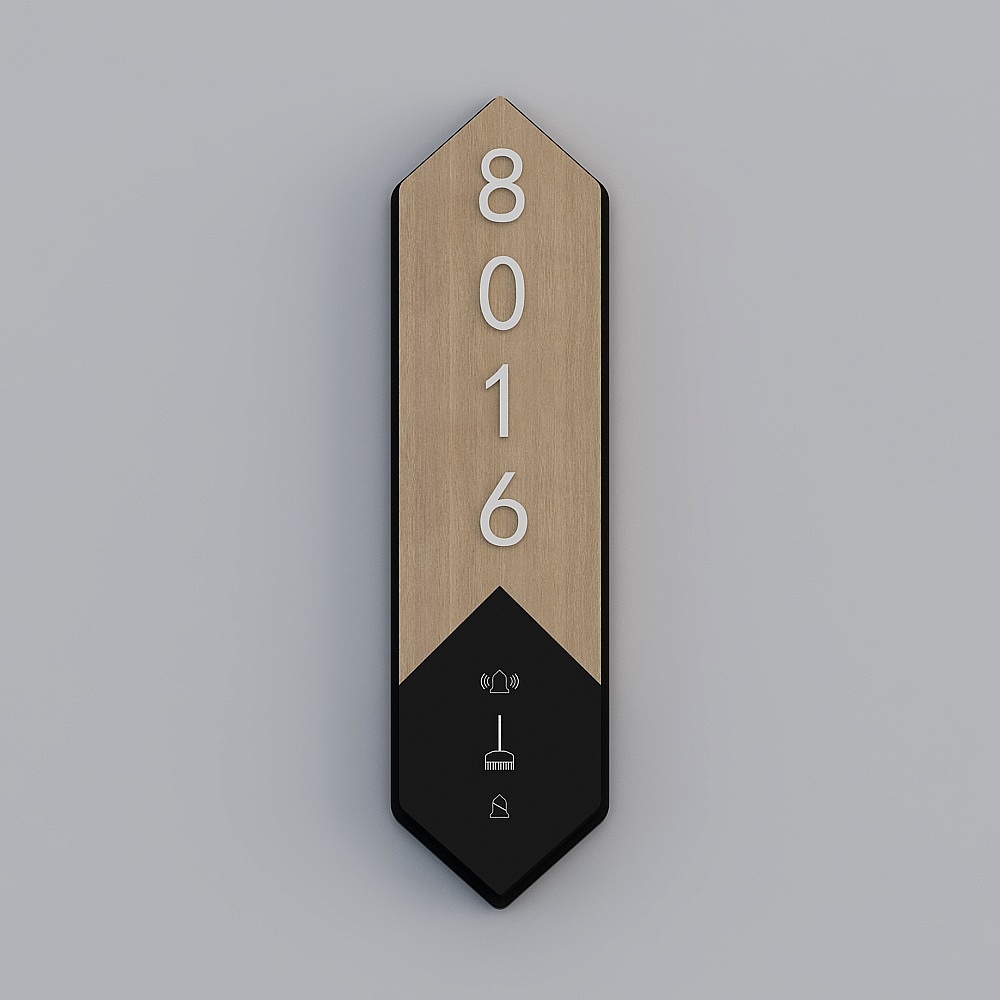 Modern house number-9