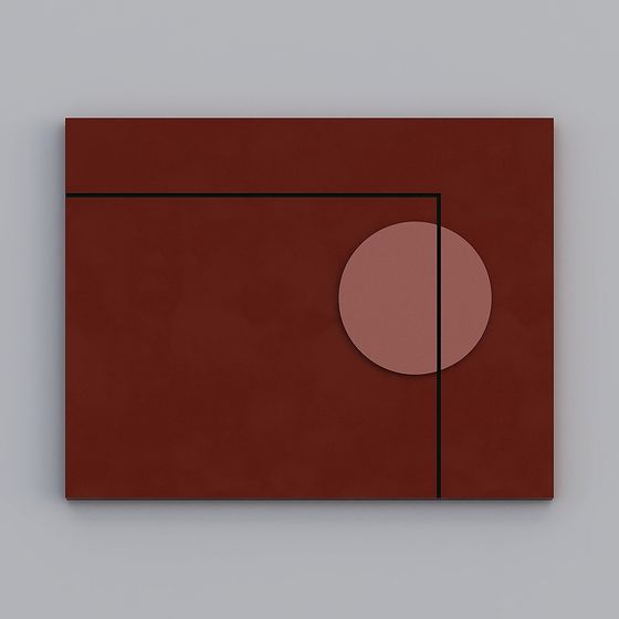 Abstract Geometry 3D model for Modern Aesthetics