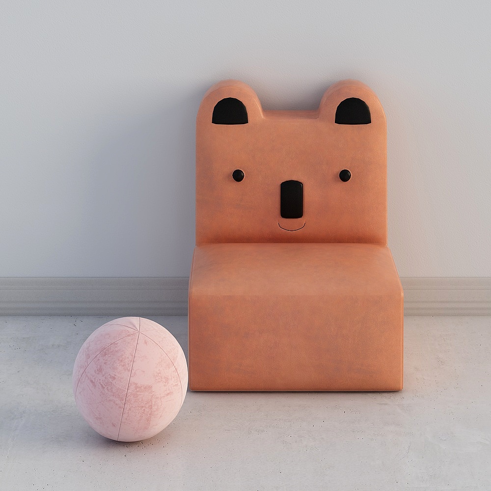 Charming Bear Chair 3D model