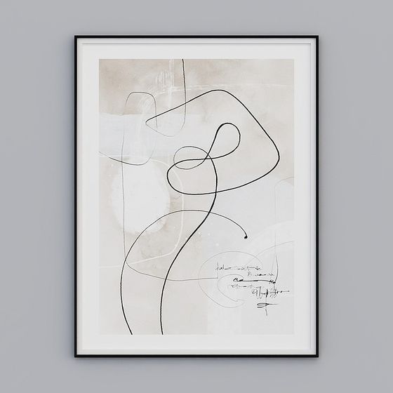 Streamlined Abstract 3D Model