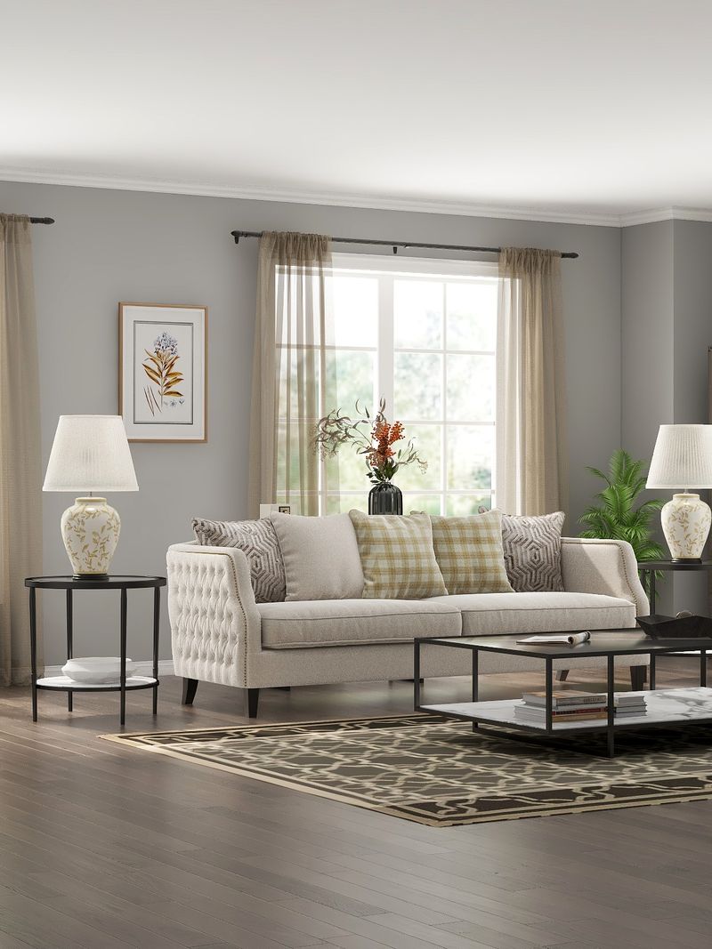 Elegant Living Room Design with Neutral Tones