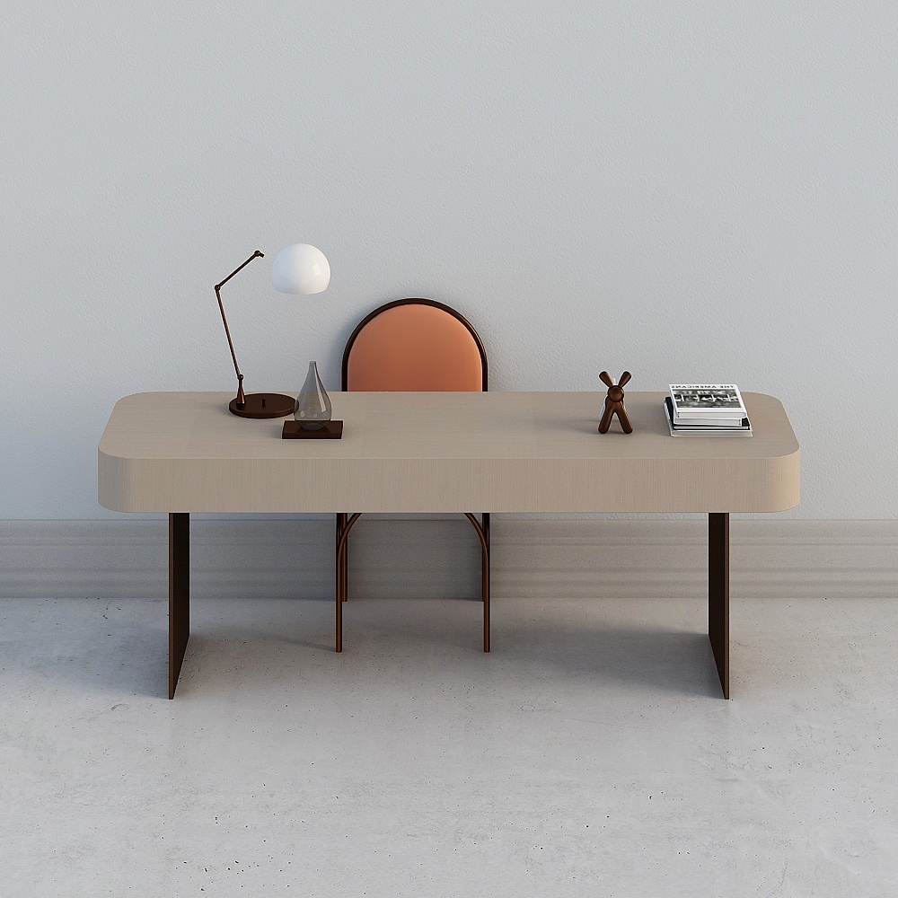 Li Yizhong Space Design Modern bedroom-table and chair combination