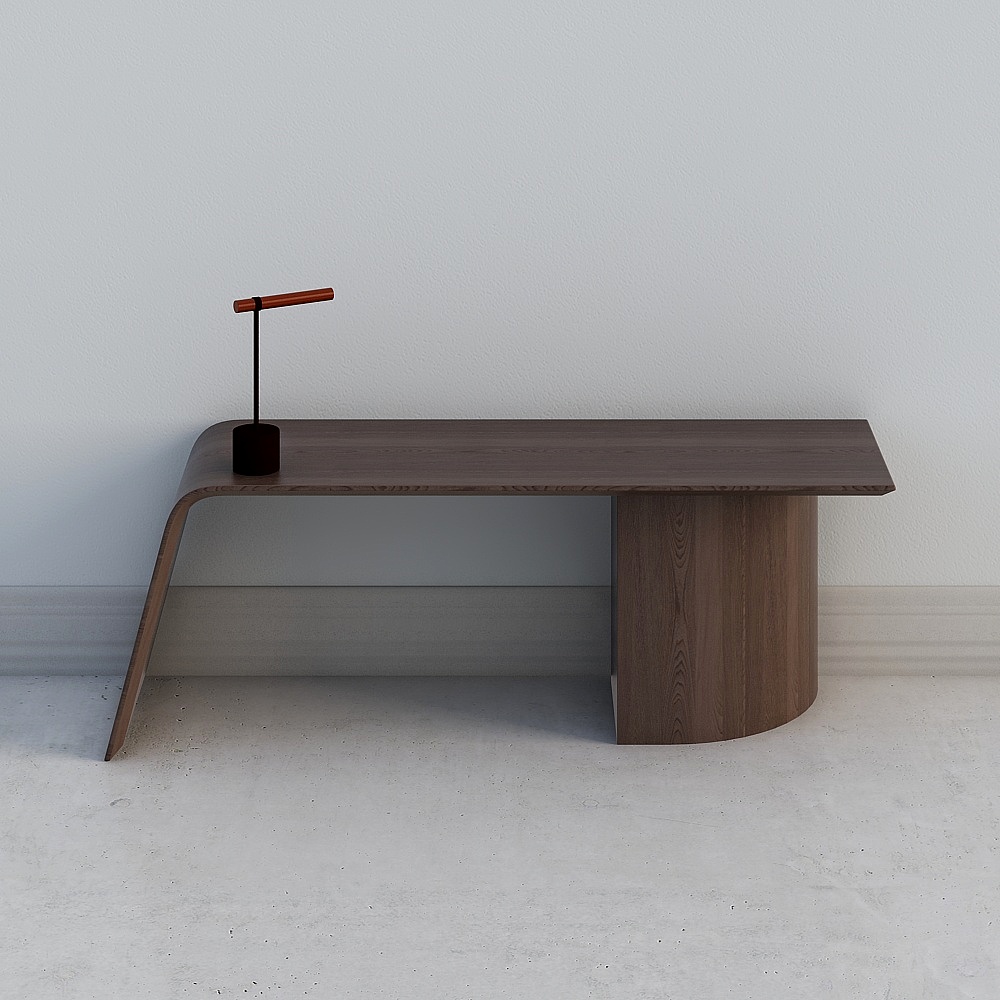 Pai Shang Design Qingdao Excellence - Middot; Tianyuan Model Room Modern New Chinese Study - Desk