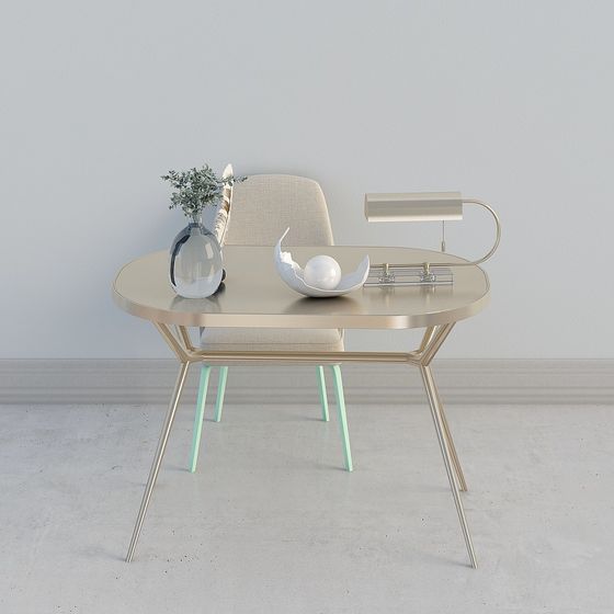 Elegant Desk 3D model