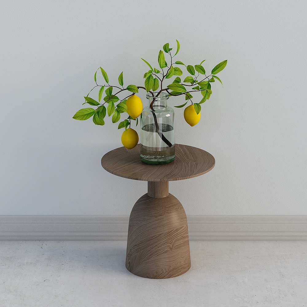 Modern Side Tables,Yellow+Brown