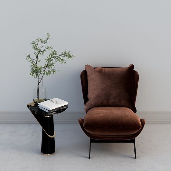 Elegant Sofa 3D model in Modern Minimalist Design