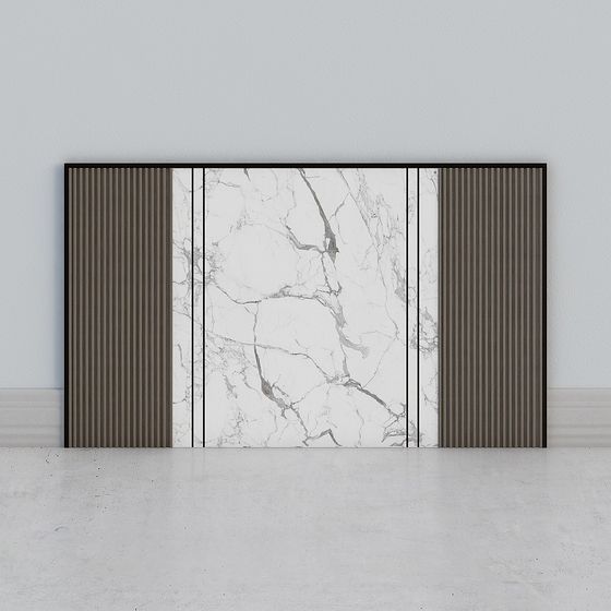 Modern Marble Partition 3D model