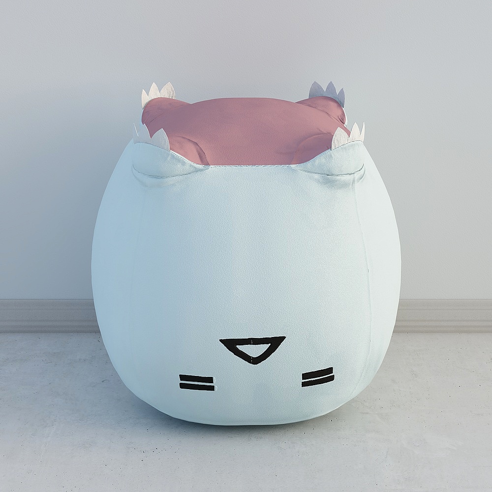 Cute Low-Poly Monster 3D model