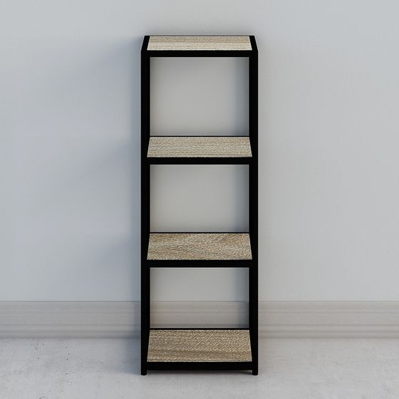 Modern Minimalist Bookshelf 3D model