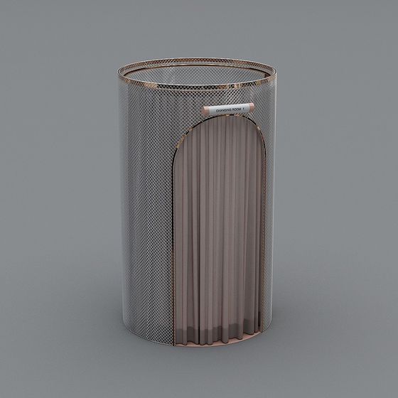 Stylish Changing Room Door 3D model