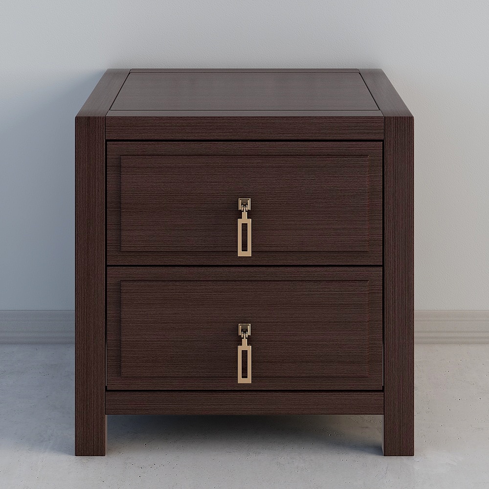 Huasongju - New Chinese series - high-quality ebony - 2001-73 bedside table