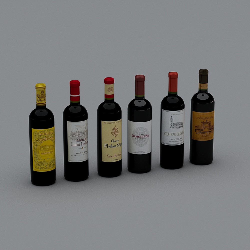 Bottiglia di vino rosso 4