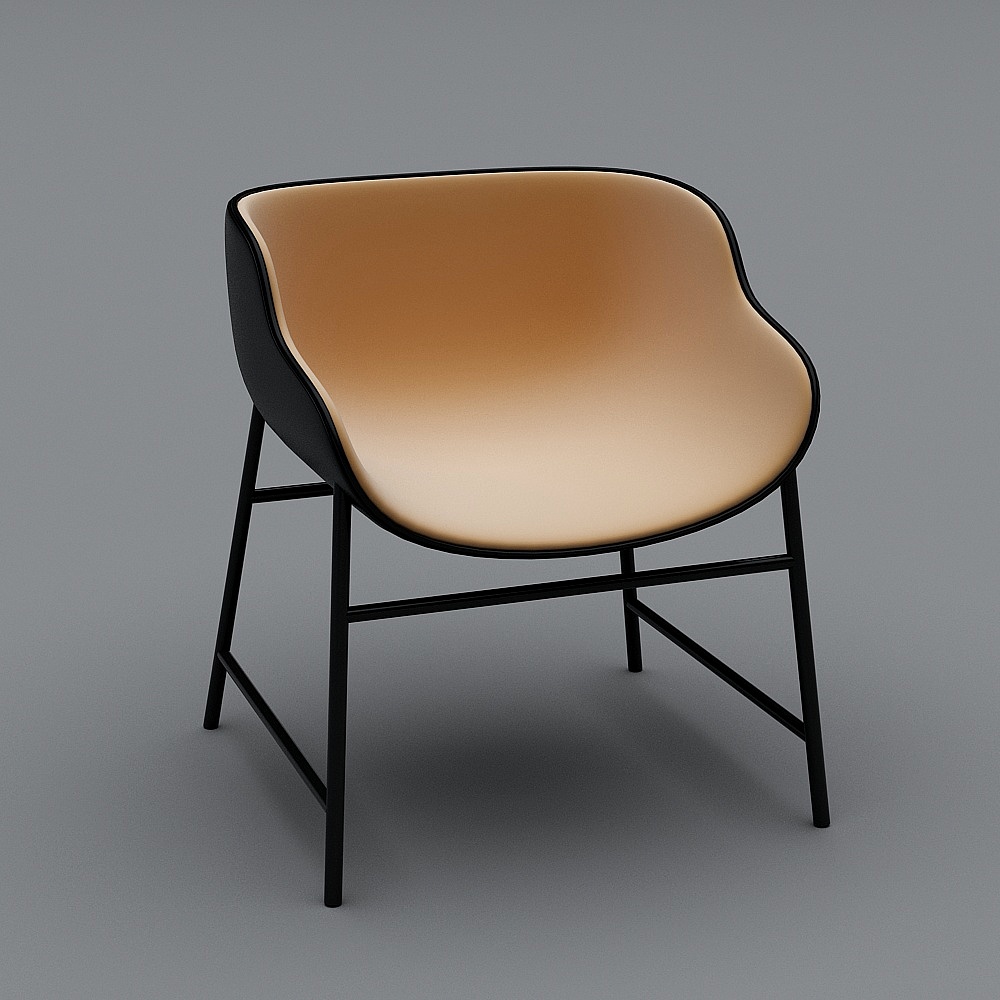 Stylish Low-Poly Chair 3D model for Modern Design