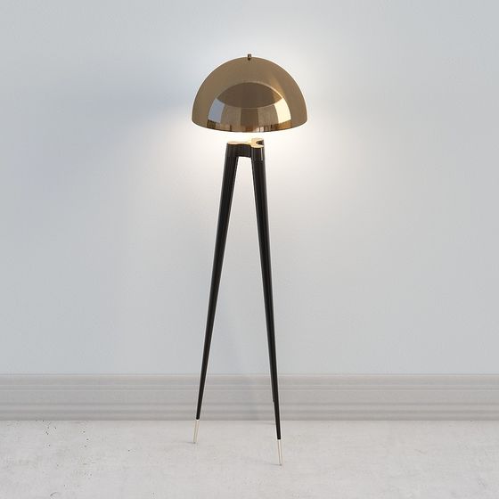 Mid-Century Modern Floor Lamp 3D model