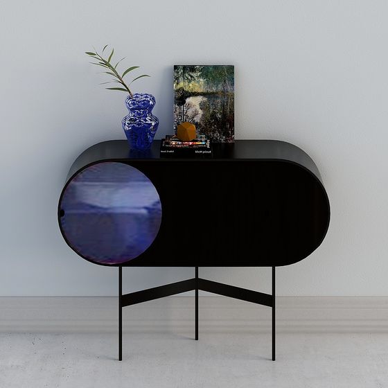 Sleek Side Table 3D Model