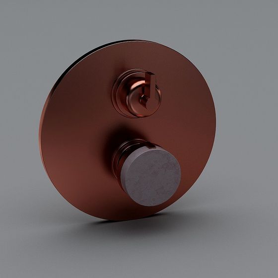 Sleek Low-Poly Curved Metal Hook 3D model