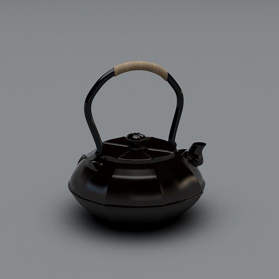 Vintage Teapot 3D model for Creative Projects