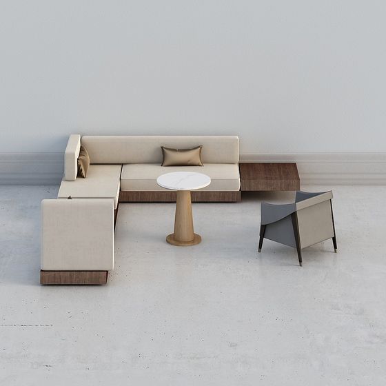 Urban Living Room 3D model