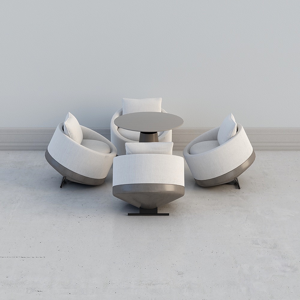 Shen Puyue Design Modern Sales Office Reception Area-Negotiation Table and Chair Combination