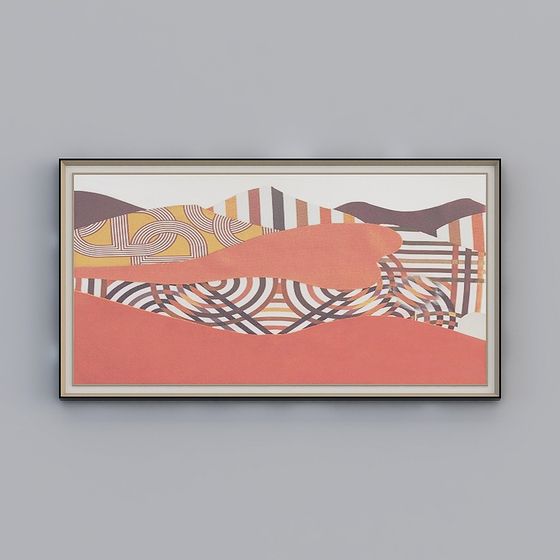 Abstract Geometric Art 3D model