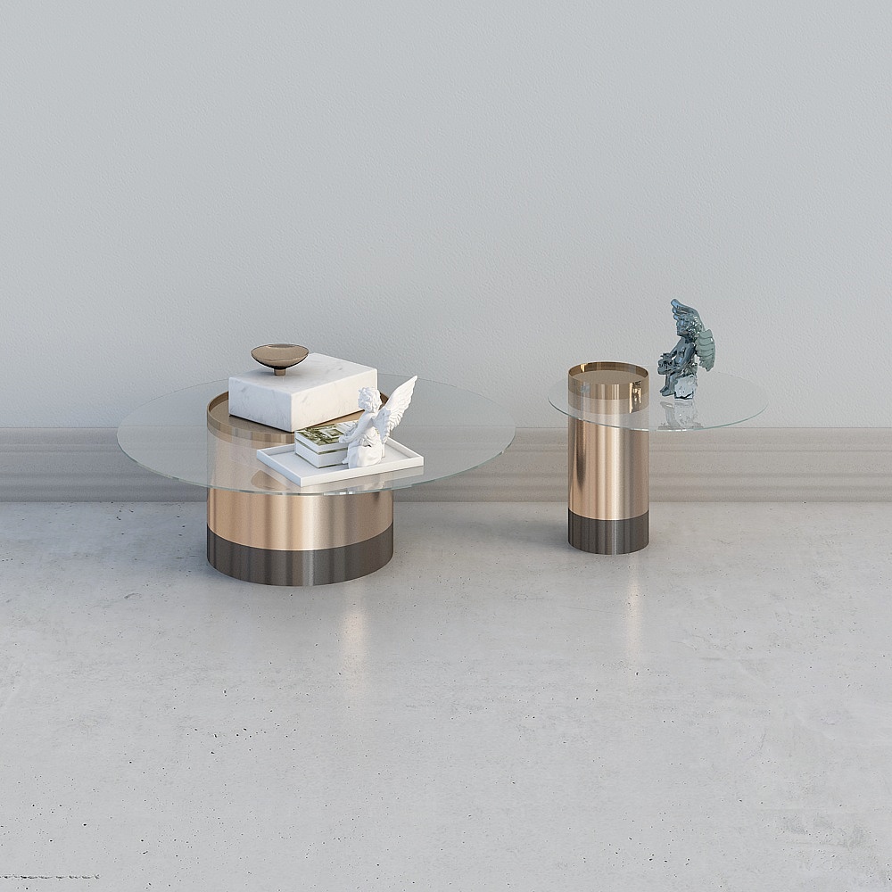 Sun Wen Design Office Modern Guest Restaurant - Coffee Table