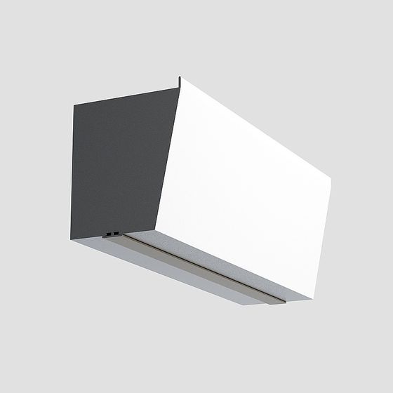 Gray Angular Line 3D Model