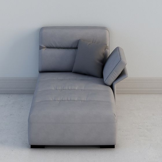 Elegant Low-Poly Sofa 3D model for Modern Spaces